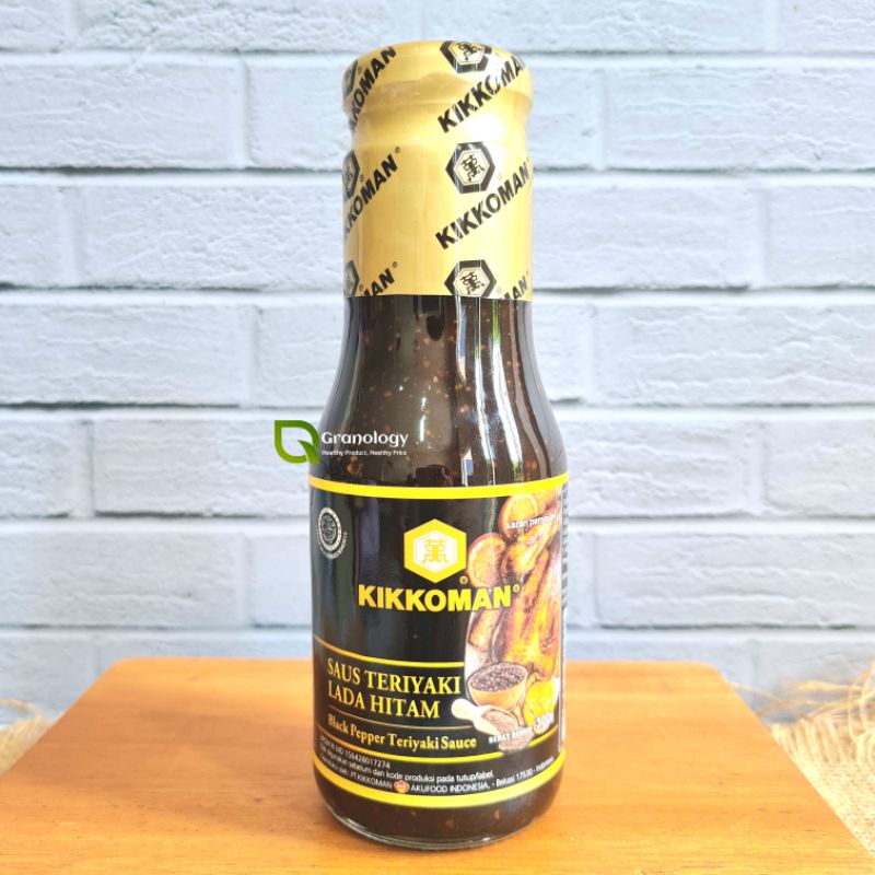 Kikkoman Saus Teriyaki Lada Hitam / Blackpepper Teriyaki 300 gram