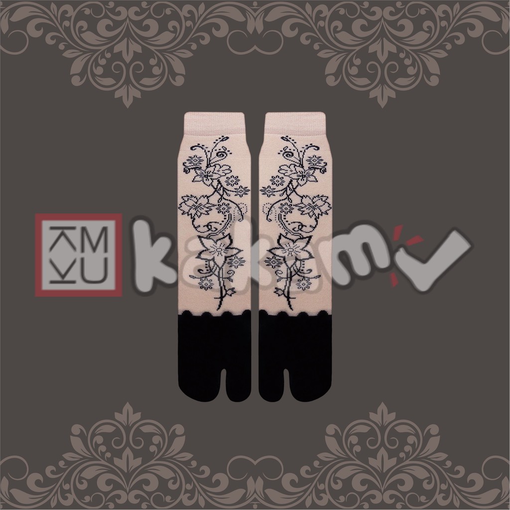 Kakamu Kaos Kaki Jempol Motif Henna Size S