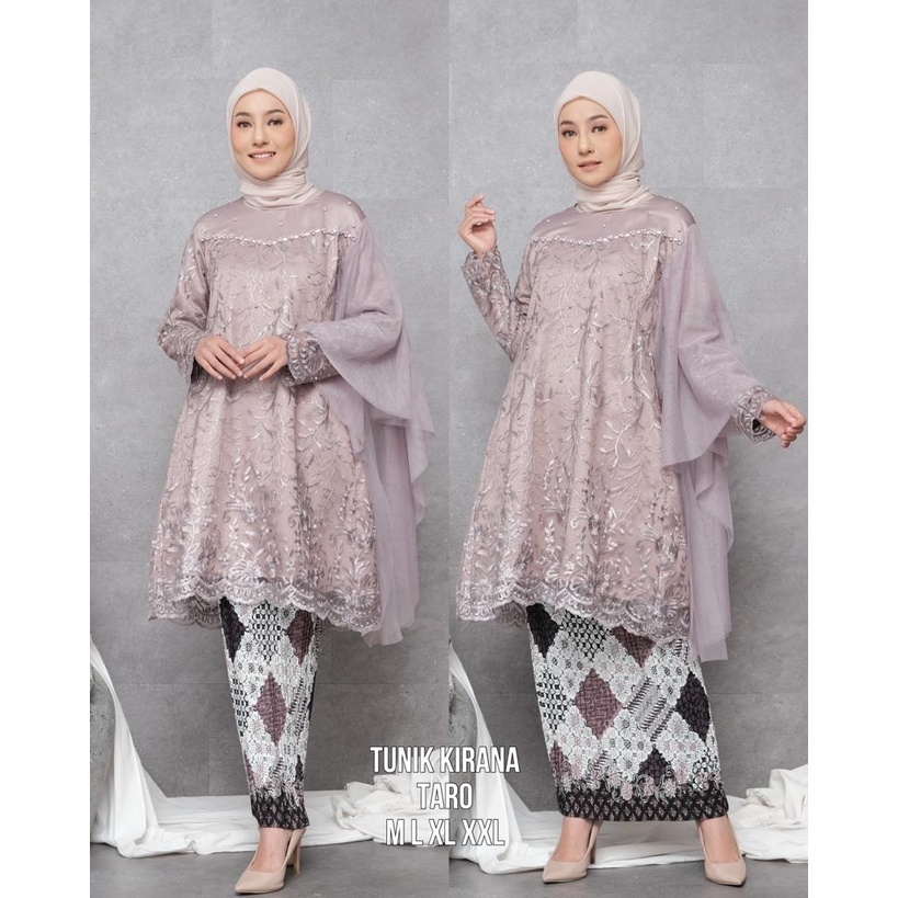 Permata Olshop / Tunik Eira SalendangTutu MC / Kebaya Modern Tunik / Tunik Kebaya Salendang / Kebaya Kondangan / Kebaya Tutu