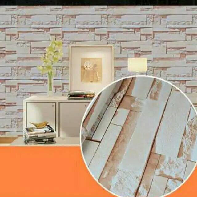 Wallpaper motif 2D marmer cream