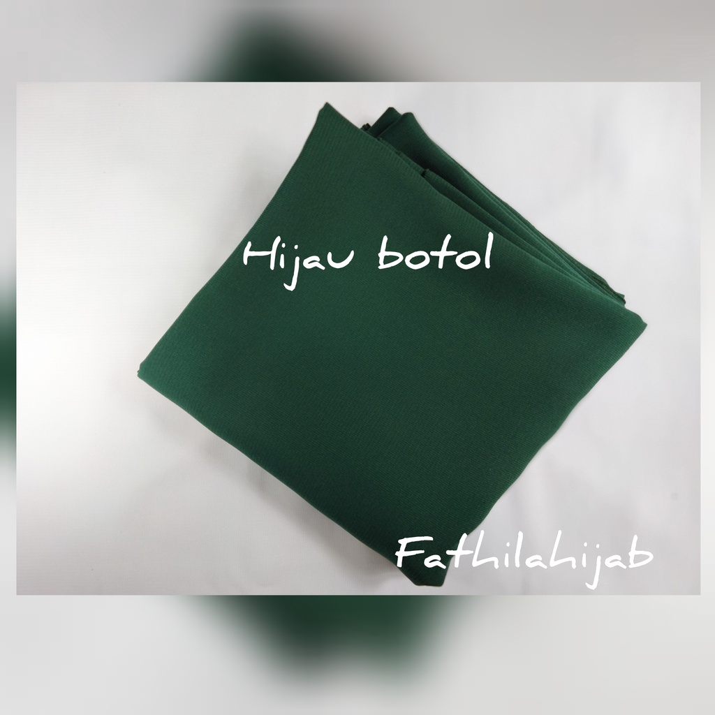 Jilbab pet instan wolfis hijab Bahan woolpeach