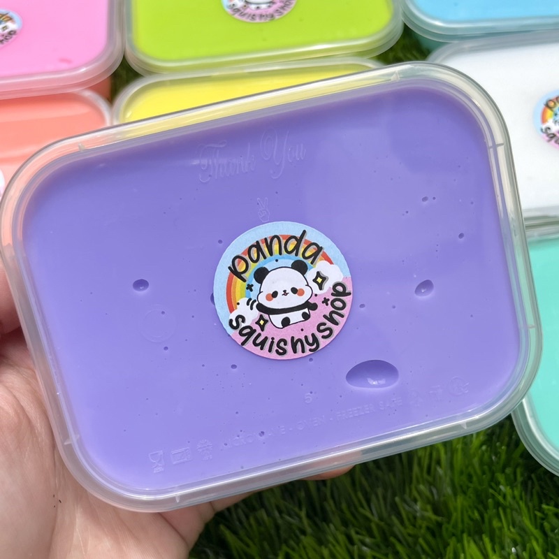 Original slime 200gr by pandasquishyshop/slime original/ slime murah/ slime rainbow/ slime warna-warni/ slime pelangi
