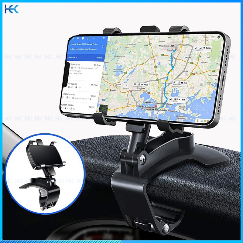 Fonken Bracket Klip mount Dasbor Mobil stand holder Handphone Rotasi 360o