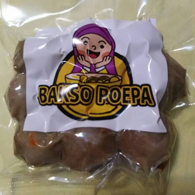 

Bakso Poepa kemasan Sekali Hap