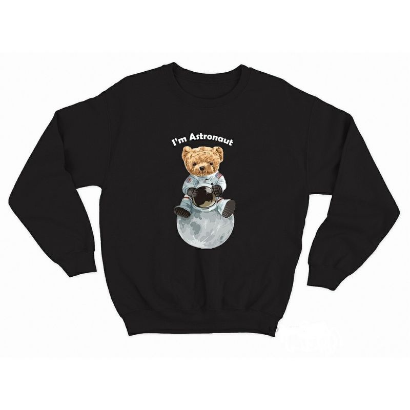 Sweater crewneck teddy bear (astronaut)