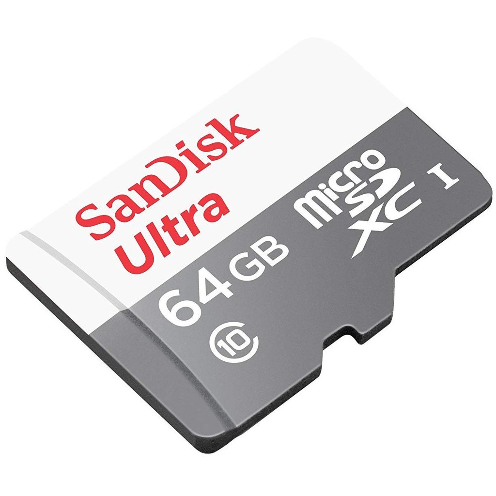 Memory Card | Micro SD 64GB SanDisk Ultra up to 100Mbps Class 10 - Garansi Resmi 7 Tahun