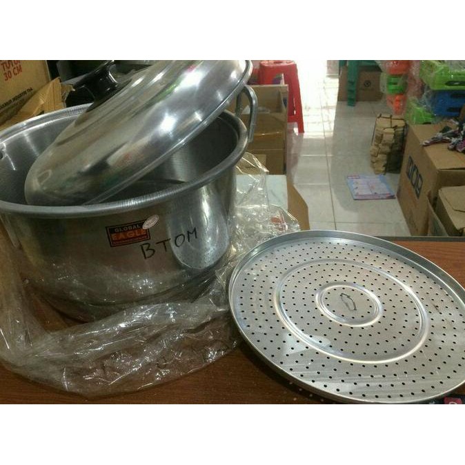 Panci Langseng Kukus / Dandang / Steamer 45Cm Global Eagle