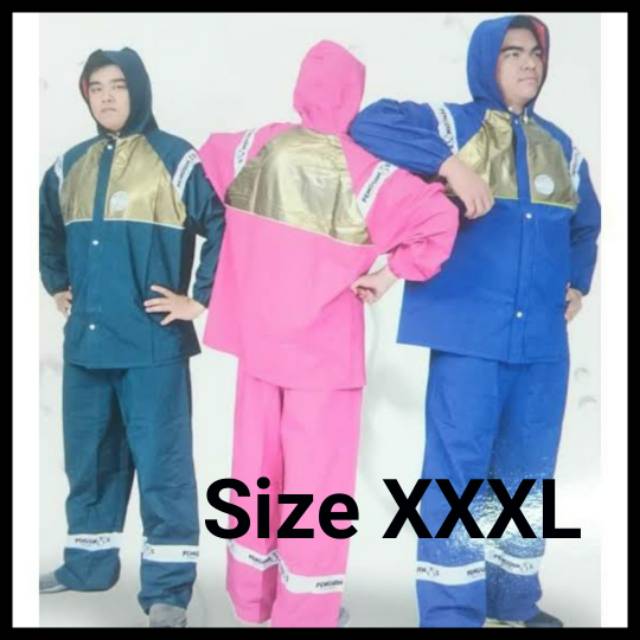 Jas Hujan Jaket Celana Penguins XXL - XXXL - CX-7 - Jaket Celana  karet Penguins