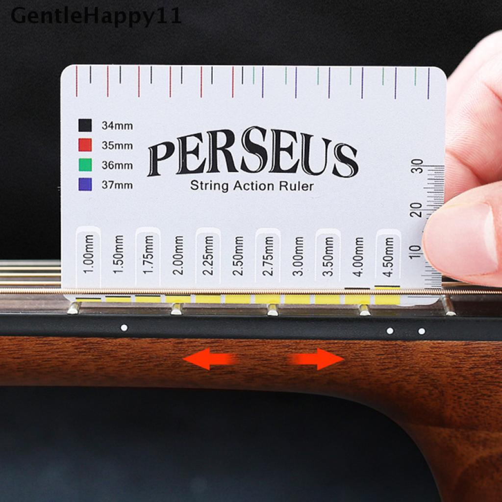 Gentlehappy Aksesoris Gitar Gauge Ruler Alat Gitar Elektrik Untuk Instrumen Senar