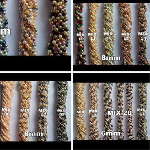 ➹ MUTIARA KERANG PREMIUM/MUTIARA KERANG 6MM/MUTIARA KERANG 8MM/MUTIARA SHELL ☊