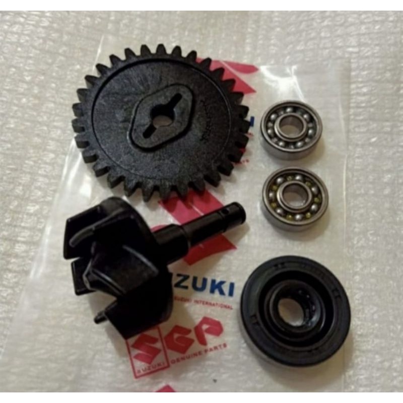AS KIPAS RADIATOR SET SEAL BEARING LAHER GSX 150R SATRIA FU INJEKSI ORIGINAL SUZUKI SGP