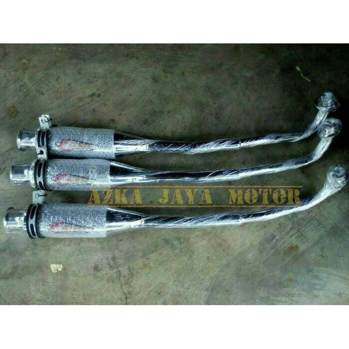 Knalpot Racing Drag CSR Chrome Astrea Grand /Legenda 2 - bukan Bobokan