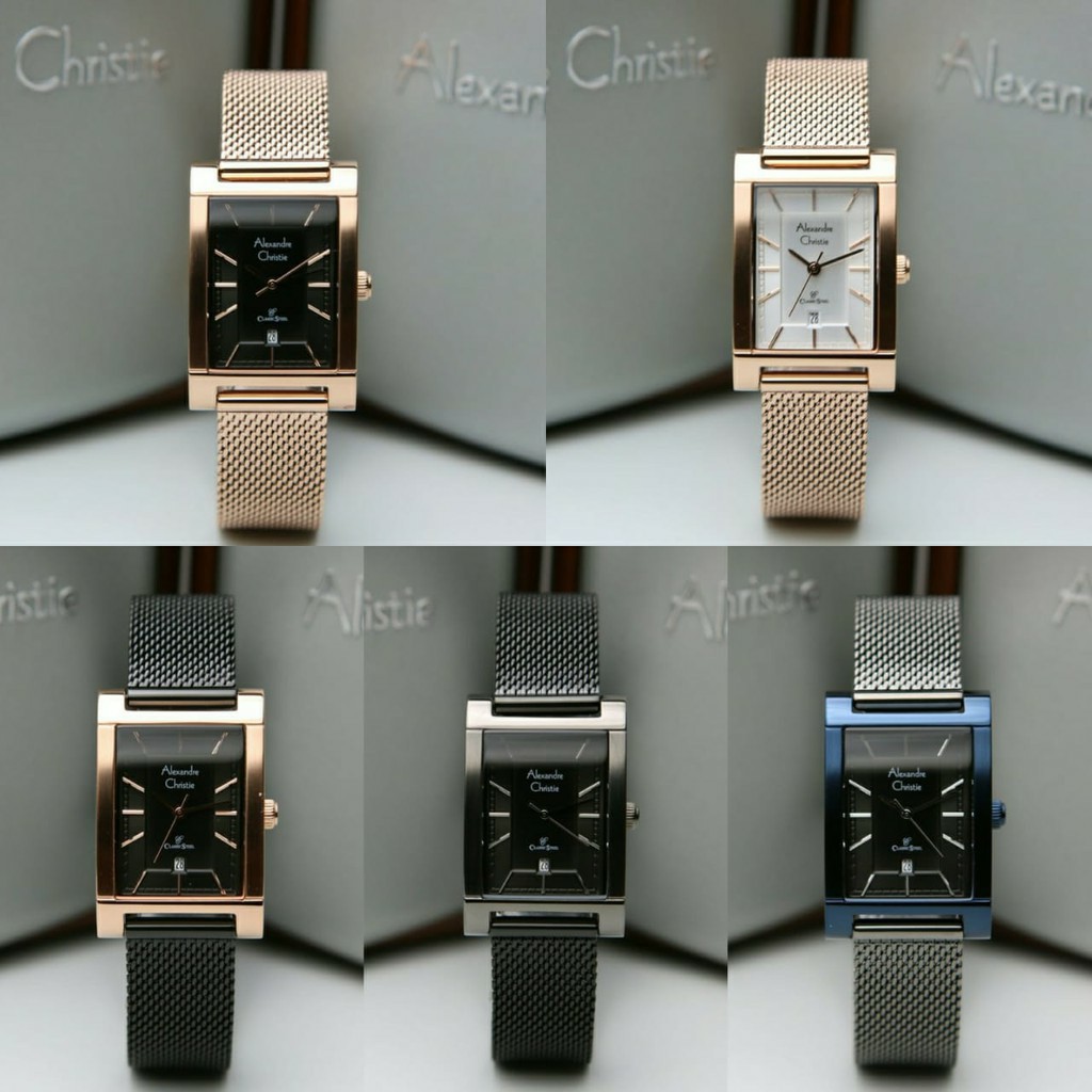 JAM TANGAN WANITA ALEXANDRE CHRISTIE AC 2863 AC2863 ROSE GOLD ORIGINAL