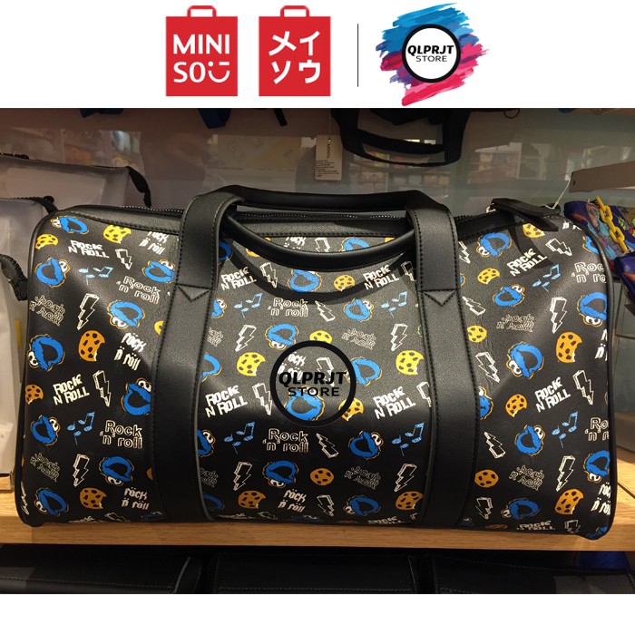 Travel Bag Tas Perjalanan Sesame Street X Miniso