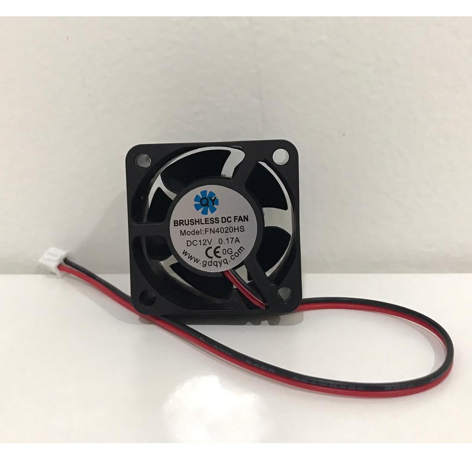 Fan DC 12V 24V 4x4 cm / Kipas DC 12 Volt 24 Volt tebal 2 cm