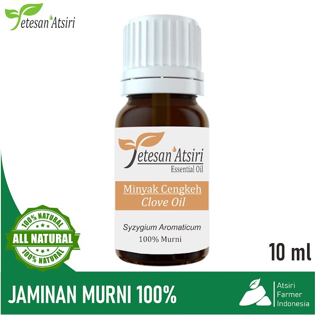 10ml pure essential oil clove - cengkeh clove essential esensial essensial oil aromatherapy aromaterapi diffuser pewangi pengharum ruangan humidifier oil burner minyak cengkeh asli murni obat sakit gigi minyak cengkeh murni penyulingan tanpa campuran