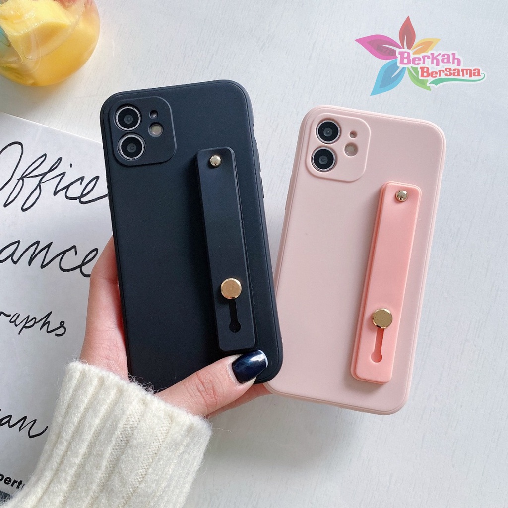 SOFTCASE MACARON HANDSTAND STANDING IPHONE 6G 6S 6+ 7G 8G 7 8 7+ 8+ X XS XR MAX BB6183