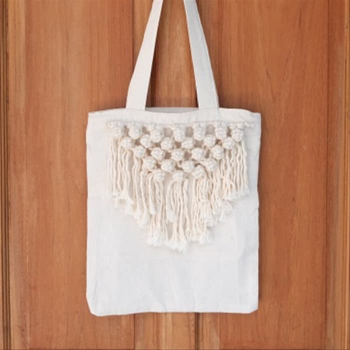 TOTEBAG MACRAME