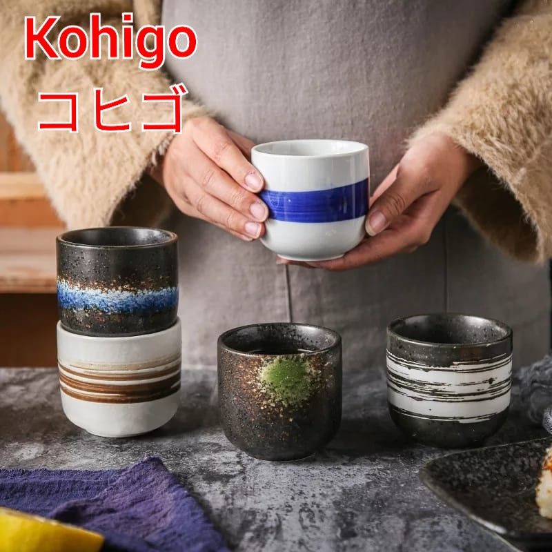 Japanese Style Tea Ceramic Cup Coffee | Gelas Cangkir Keramik Kopi Teh