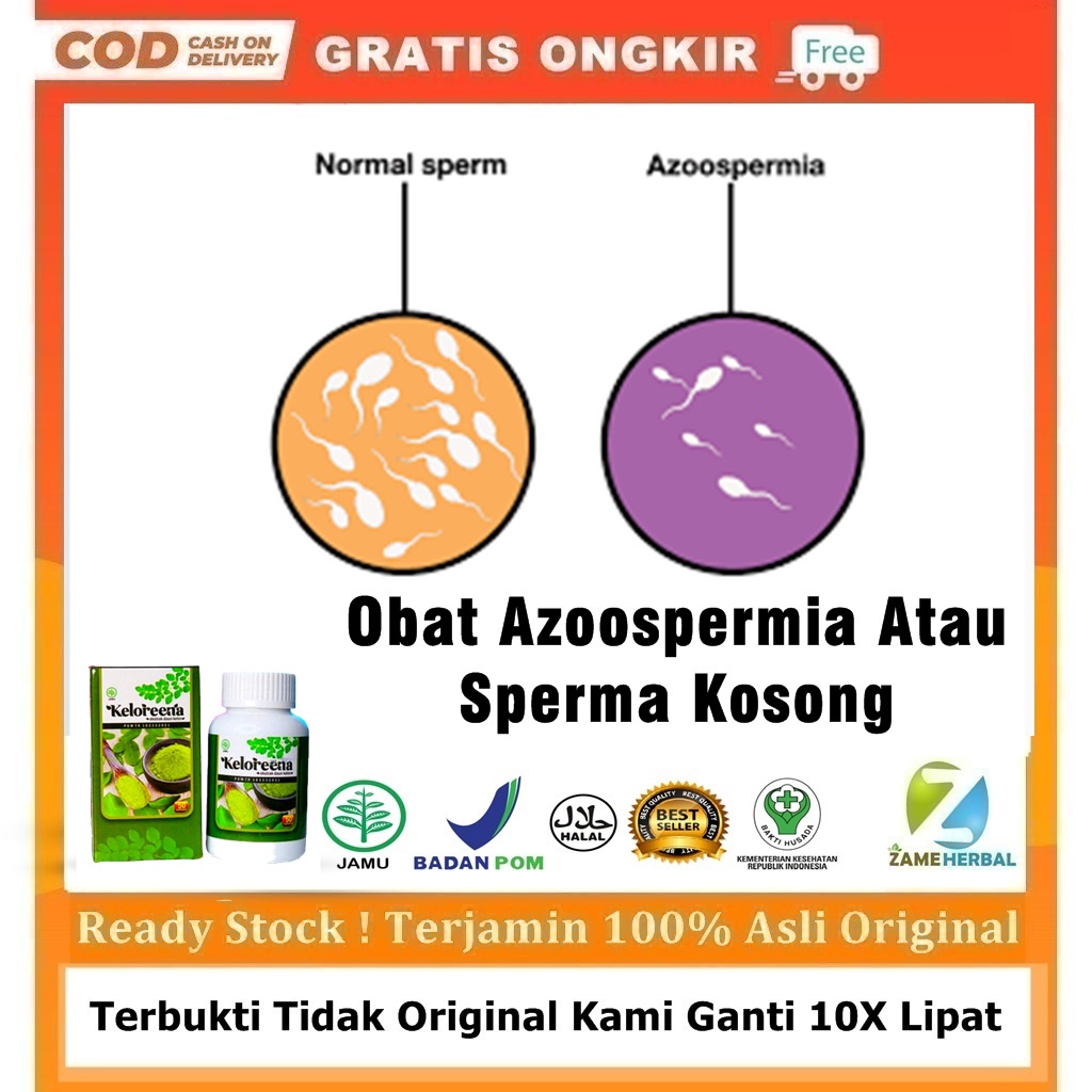 Obat Azoospermia Atau Sperma Kosong, Obat Herbal Penyubur Sperma, Hematospermia, Darah Dalam Air Man