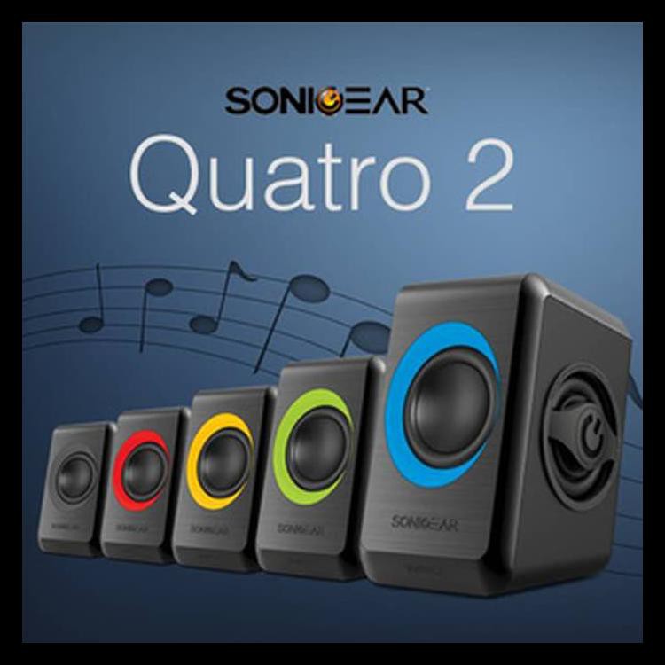 Speaker Sonic Gear quatro2/ SonicGear quatro 2 /Speaker pc,Laptop TERPERCAYA