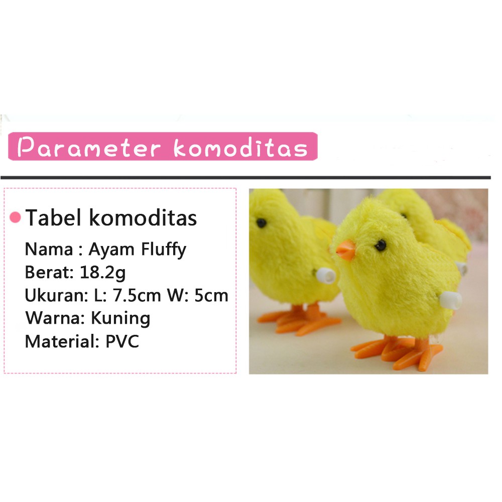 【Stok Baru】 Mainan Ayam yang indah Berjalan otomatis Model ayam