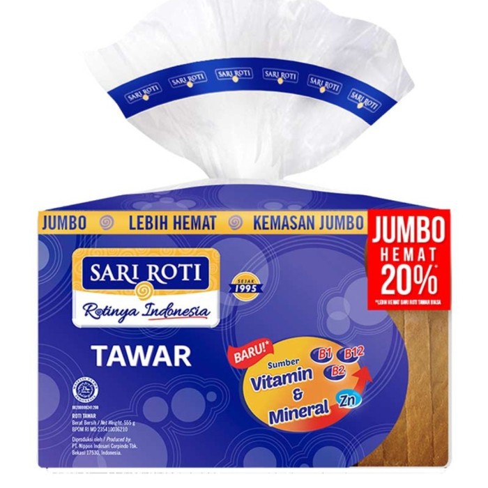 

Sari Roti Tawar Spesial Jumbo