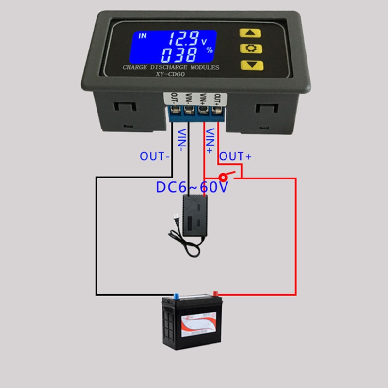 Btsg Modul Kontrol Pengisian DC Full Power Off Proteksi Tegangan