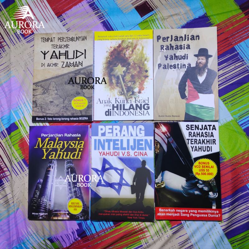 PAKET BUKU YAHUDI ISI 6 BUKU - PINTU GERBANG EMAS ISRAEL Dll ORIGINAL-4