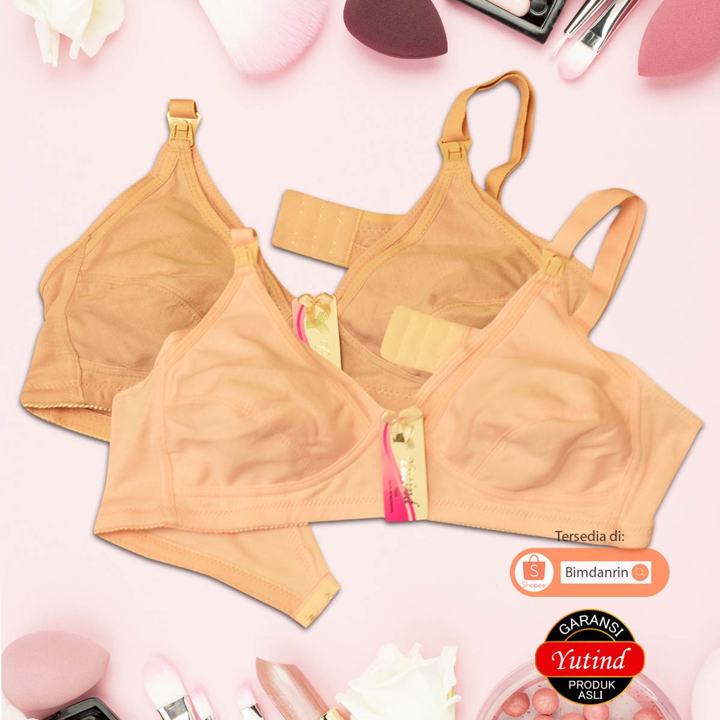 Bh Bra Menyusui Yutind  Bahan Soft Pengait Atas Maternity Briefs