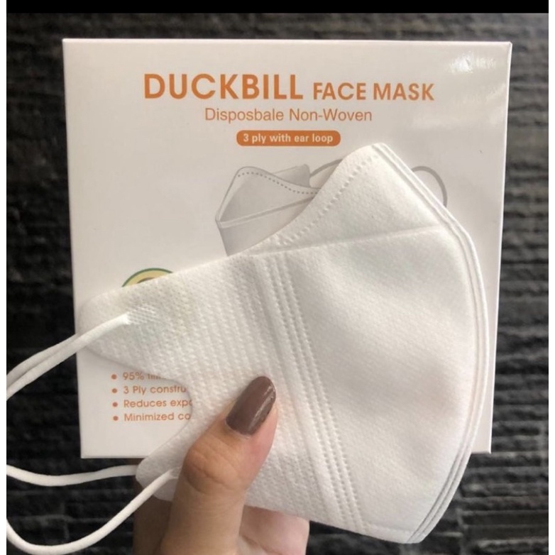 (COD) MASKER DUKBIL 3 PLY/ MASKER DUCKBIL BERGARIS/ DUCKBIL TERLARIS/KEKINIAN