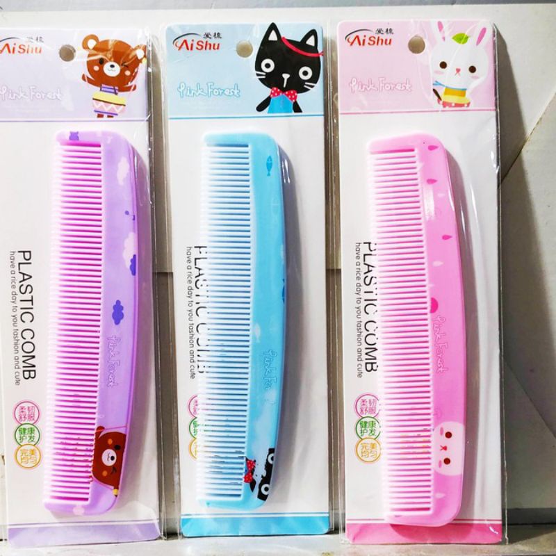 SISIR MINI KARAKTER - SISIR RAMBUT MOTIF - SISIR PRAKTIS FANCY