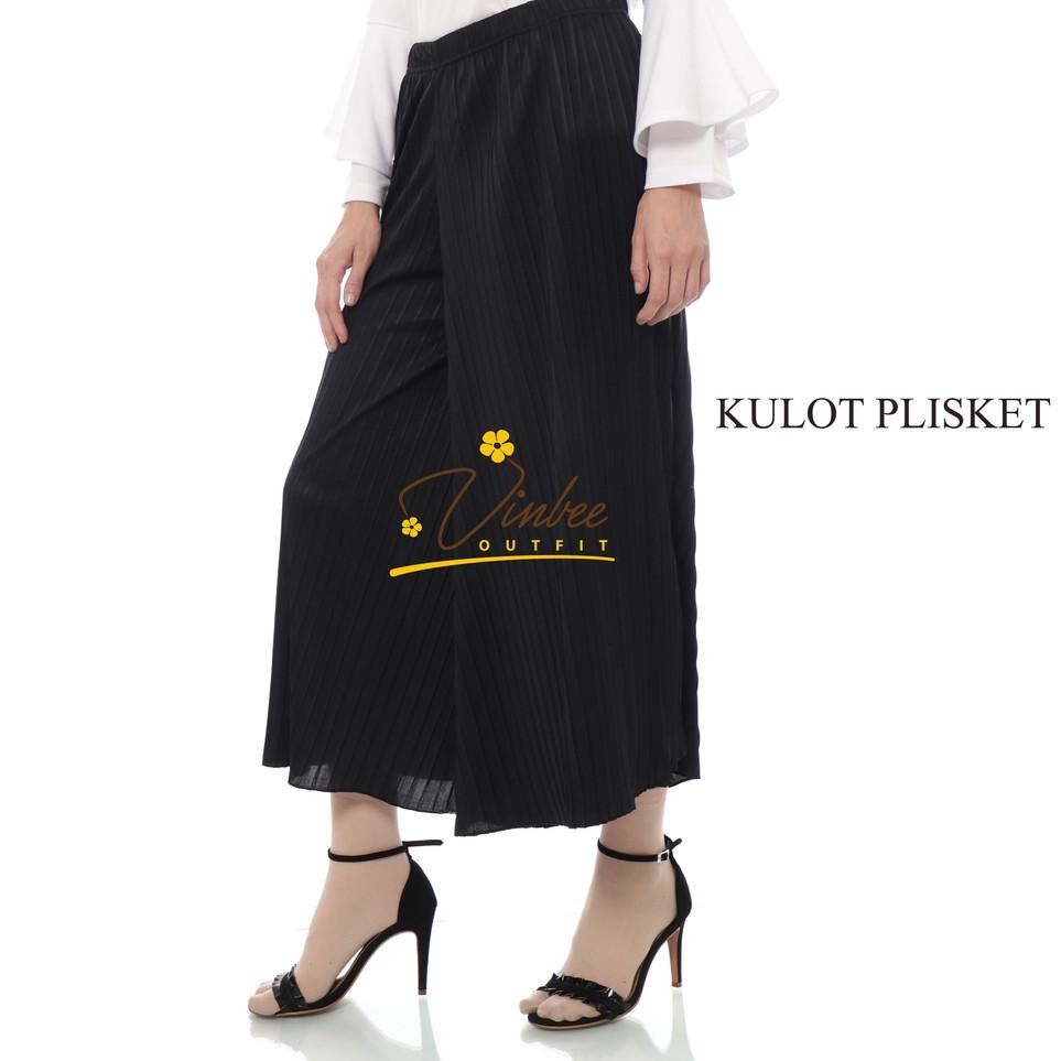 [KODE R6164] KULOT PLISKET LILAC JUMBO FIT XXL