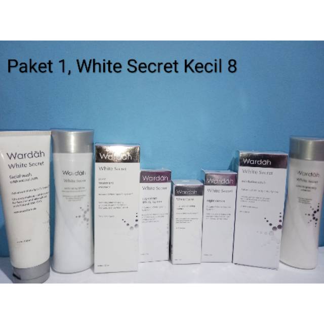 [BPOM] Wardah White Secret Series Paket 1 - 6 / White Secret / Paket Wardah / Paket White Secret