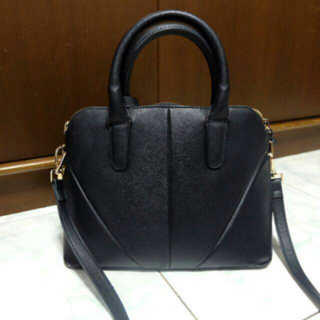ORIGINAL Zara Women Alma Black Handbag / Sling bag (Tas tangan / Tas Selempang Hitam)