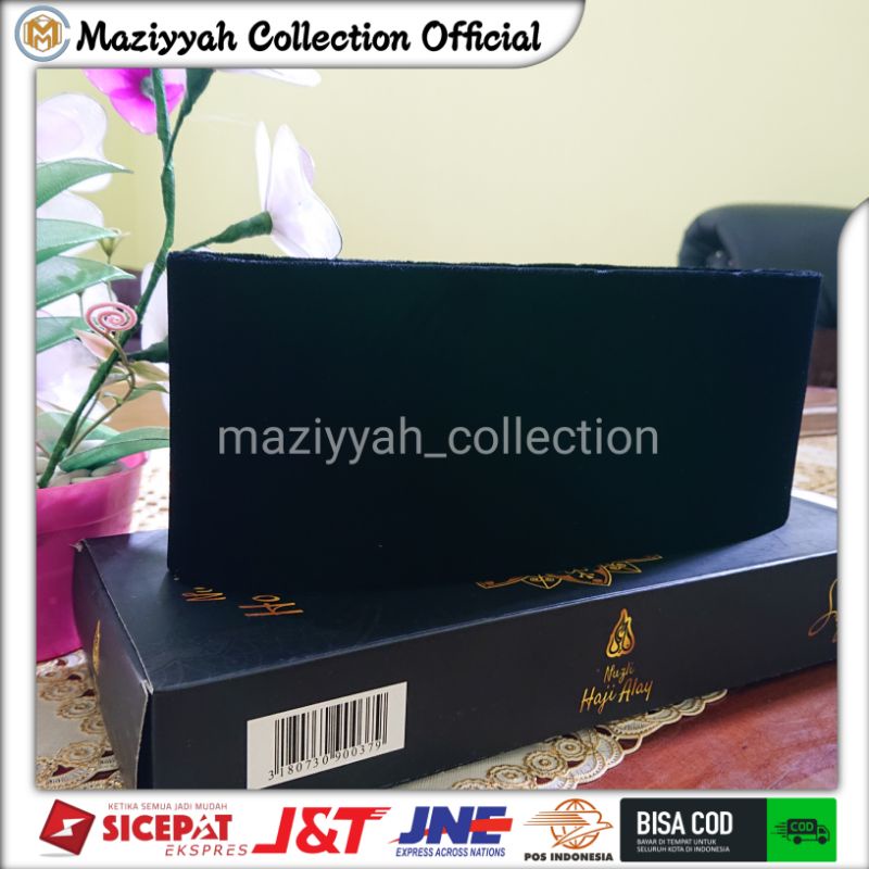 Songkok Kopiah Peci Hitam Halus Premium Nuzli Haji Alay Deluxe Tinggi 10 Murah Terbaik