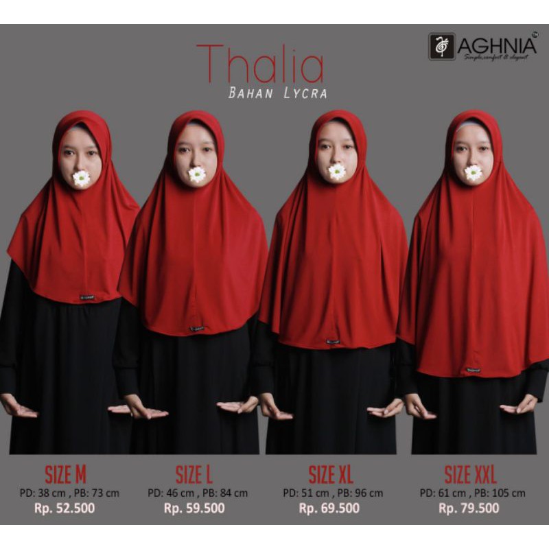 thalia hijab instant merk aghnia