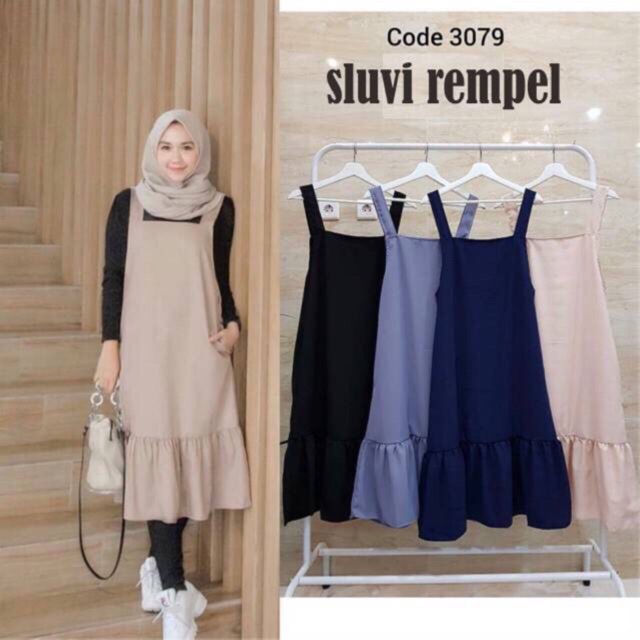 CUCI GUDANG!! SLUVI RAMPEL REMPEL / SLUVI OVERALL / SLUVI TUNIK