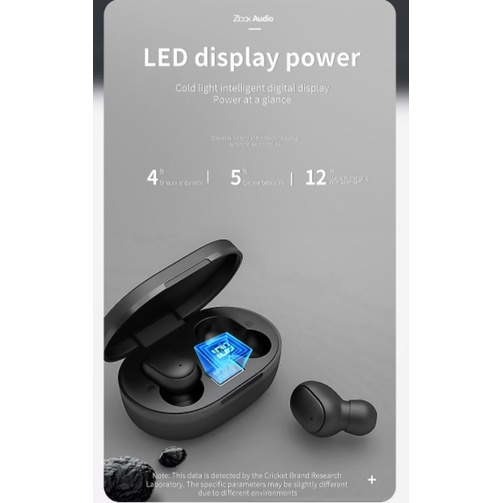 Headset Bluetooth Wireless Earphone waterproof Zbox TWS Audio SGS M1