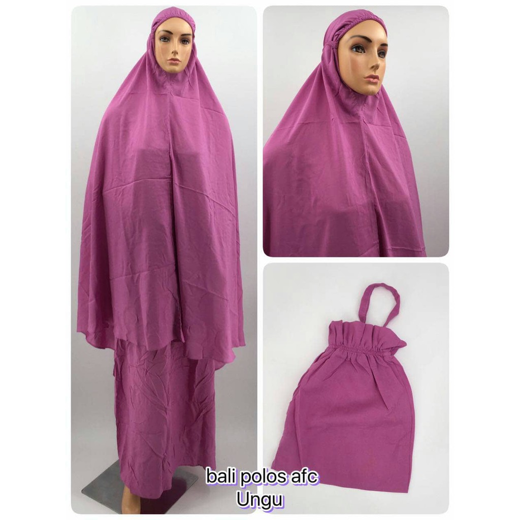 promo Mukena Bali polos afc Afc