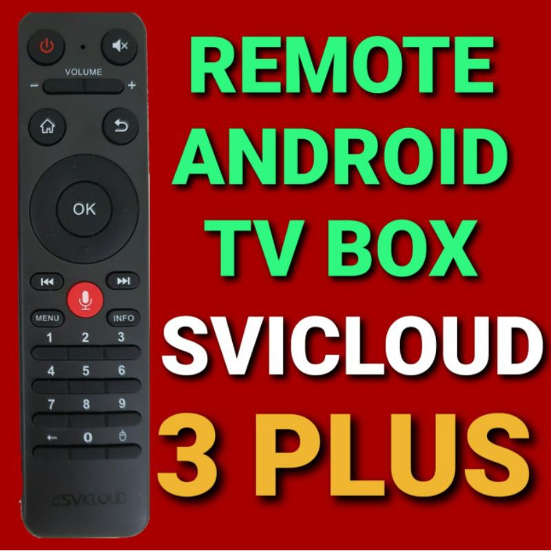 Remote svicloud 3s android tv box