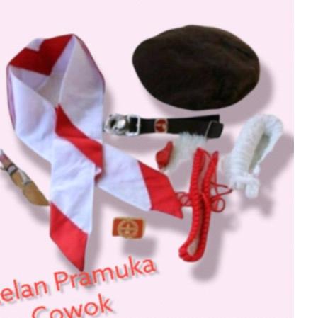 SET LENGKAP PERALATAN PRAMUKA SD ANAK LAKI LAKI PERLENGKAPAN PRAMUKA SD