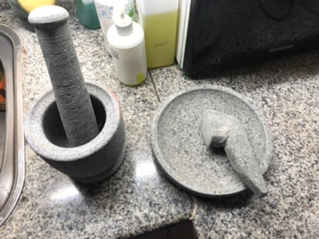 Cobek Batu 20cm+uleg