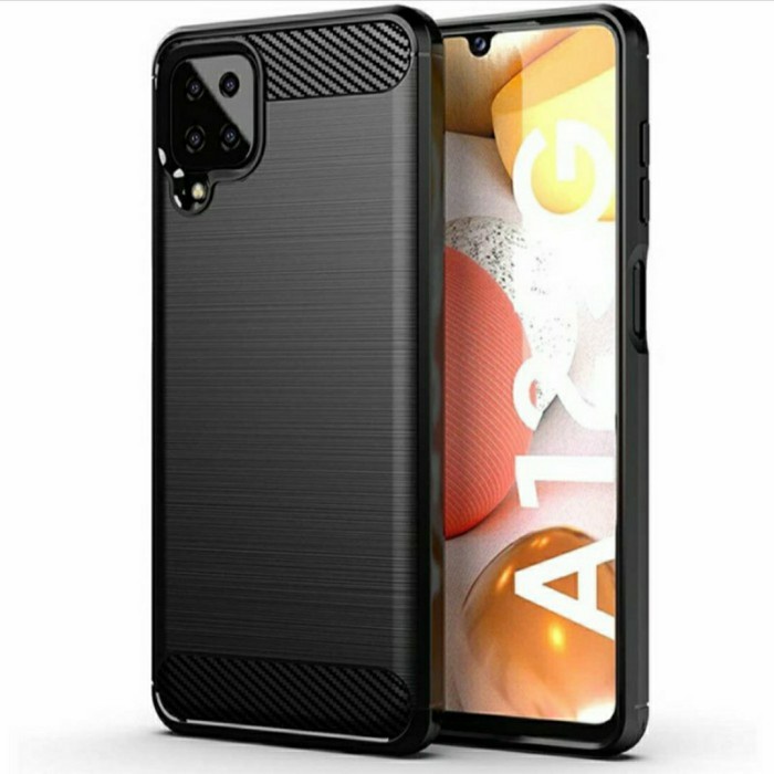 SALE Case HP Carbon Soft Samsung Galaxy A12 Kondom NEW ARZ