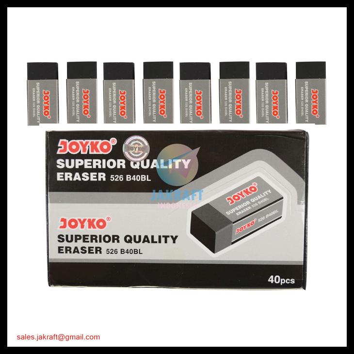 

Penghapus Pensil Rubber Eraser Hitam Joyko Kualitas Superior Murah Kode 243