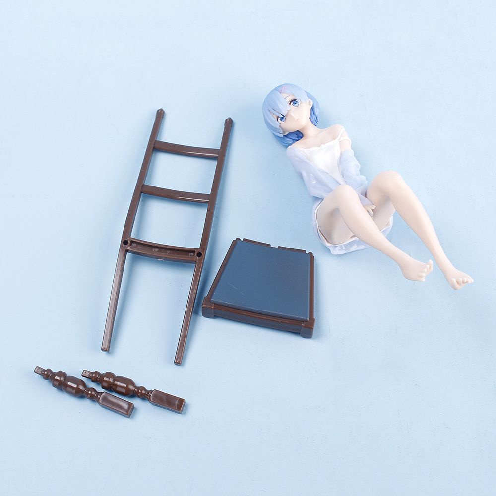 Lanfy Mainan Action Figure Rem Piyama Re Zero Starting Life In Another World Rem 17cm Bahan Pvc Untuk Koleksi