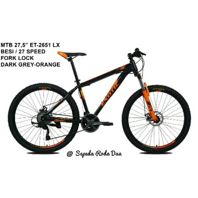 Sepeda Gunung MTB 27.5" Exotic 2651 LX