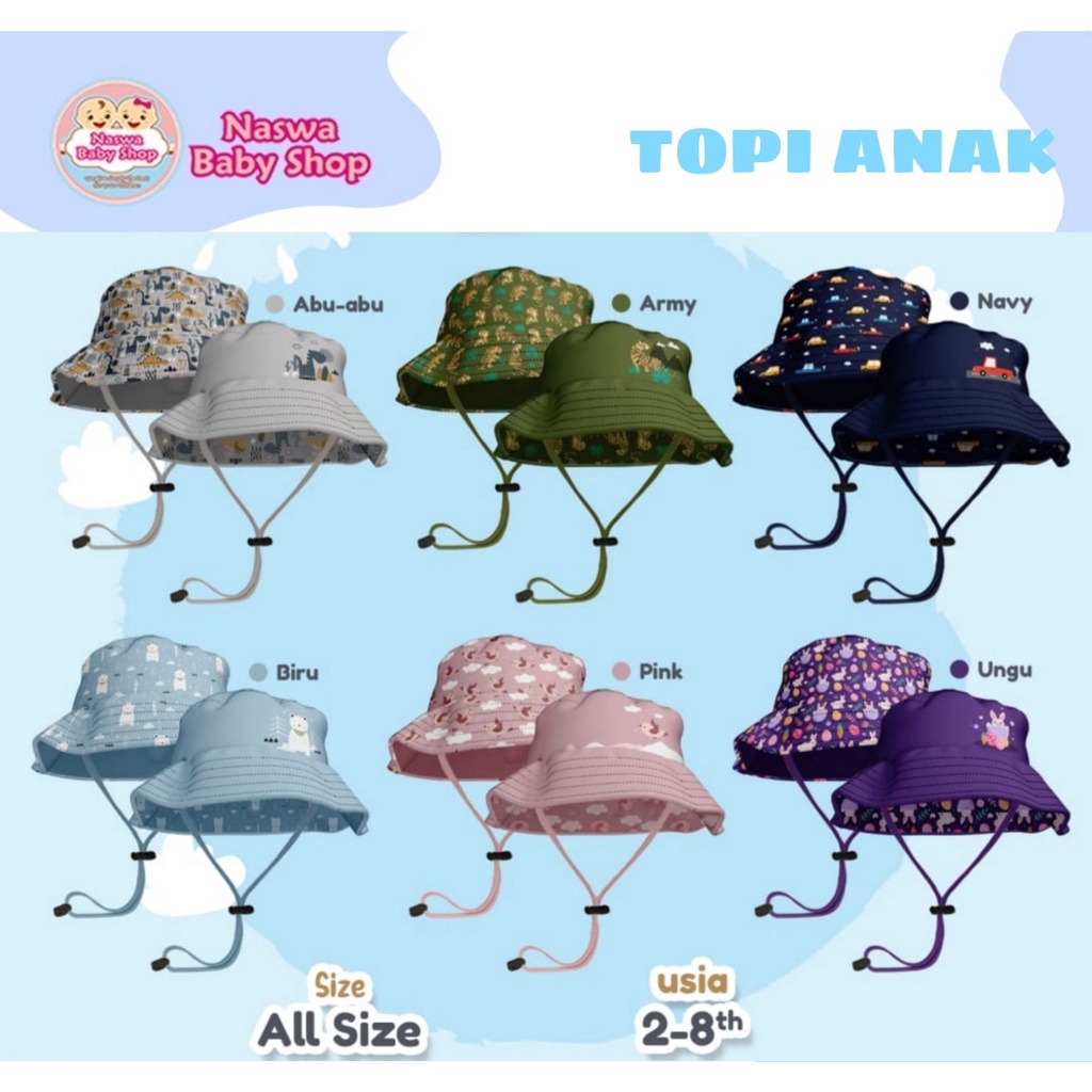 Spazio Bucket Hat Topi Anak