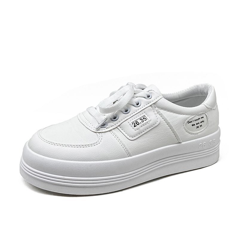 6.6 BIG SALE! sepatu sneakers wanita import fashion trend korean < SW-09>-PUTIH