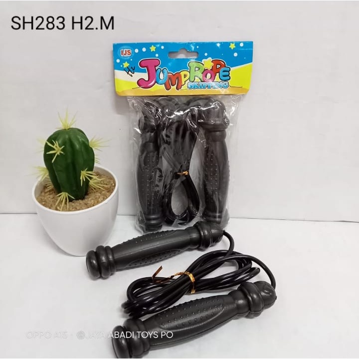 SH 283 - Mainan Lompat Tali / Skyping Skipping / Jump Rope Warna Hitam SH283